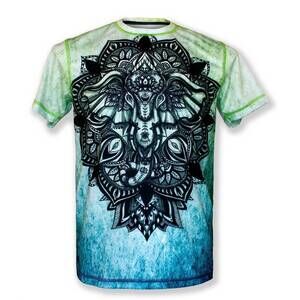 NEW INKNBURN men's gentle soul tech shirt in multi